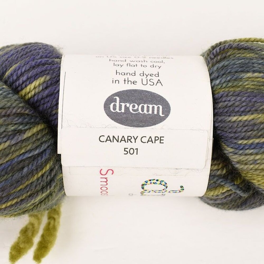 Dream In Color Smooshy Cashmere Yarn SW Merino Wool Cashmere Nylon Canary Cape - Picture 4 of 4